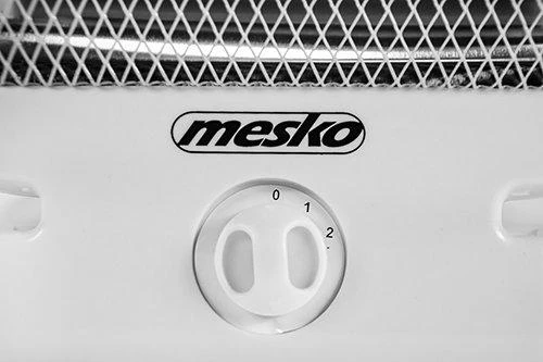 Mesko | Šildytuvas | MS 7710 | Halogeninis šildytuvas | 800 W | Galios lygių skaičius 2 | Baltas