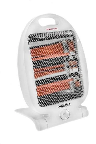 Mesko | Šildytuvas | MS 7710 | Halogeninis šildytuvas | 800 W | Galios lygių skaičius 2 | Baltas