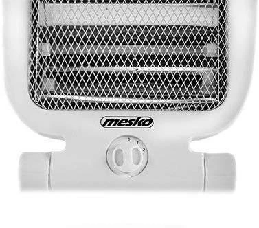 Mesko | Šildytuvas | MS 7710 | Halogeninis šildytuvas | 800 W | Galios lygių skaičius 2 | Baltas