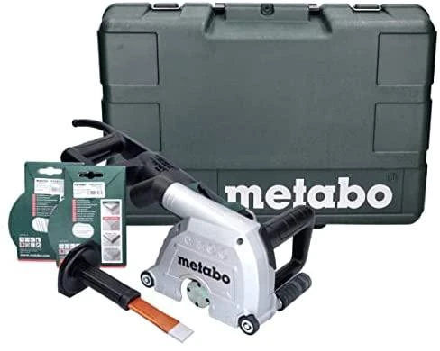 Mūro freza MFE 40 + 2 x Ø125 mm deimantiniai pjovimo diskai, Metabo