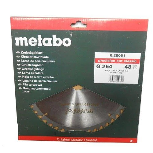Pjovimo diskas Classic 254x2,4/1,8x30mm, z48, WZ, -5°, Metabo