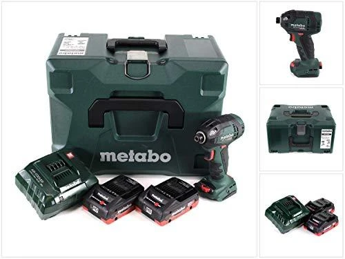 Metabo SSD 18 LTX 200 BL įrankių komplektas su priedais