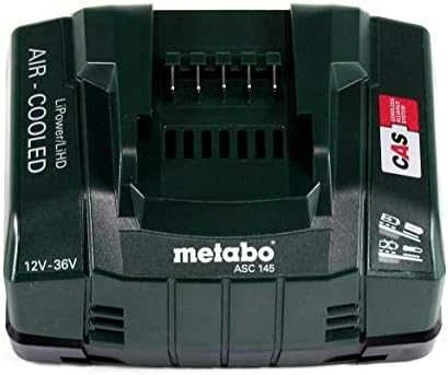 Akumuliatorius Metabo 18 V; 5,2 Ah; Li-ion; 3 vnt. + pakrovėjas Metabo ASC 30-36