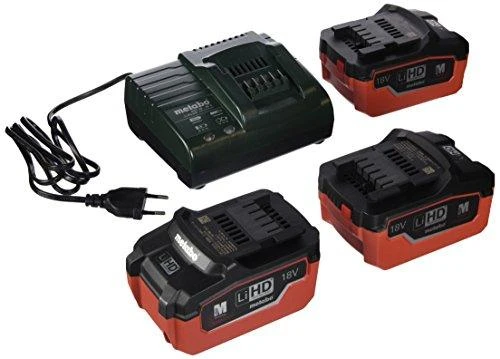 Metabo 18V LiHD baterijų komplektas su įkrovikliu