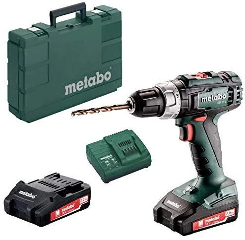 Akumuliatorinis suktuvas/gręžtuvas BS 18 L 2x2,0 Ah 13 mm, Metabo
