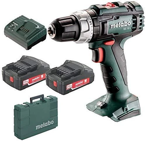 Metabo BS 18 L suktuvo komplektas su įkrovikliu ir dėklu