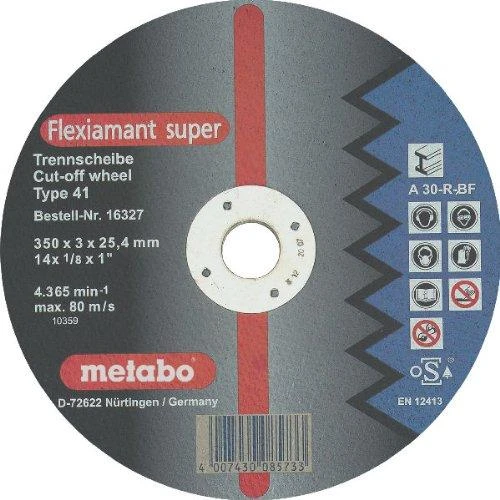 Diskas pjovimui 350x3,0x25,4 mm / A36-S. CS 23-355, Metabo