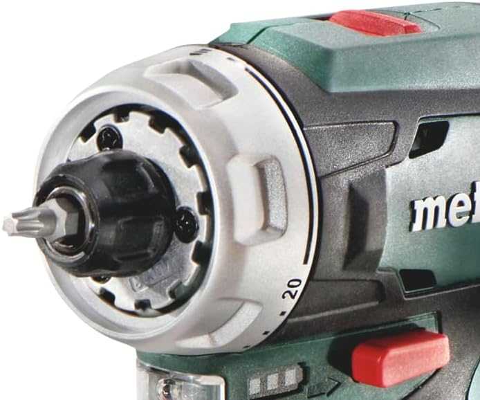 METABO suktuvas-gręžtuvas POWERMAXX BS 12V 34Nm 1x2,0Ah + minkštas krepšys