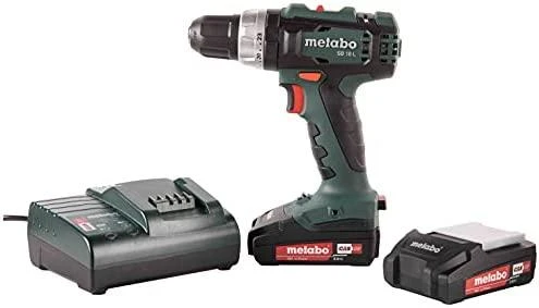 METABO smūginis suktuvas-gręžtuvas 18V 50/25Nm 2x2,0Ah SB 18 L