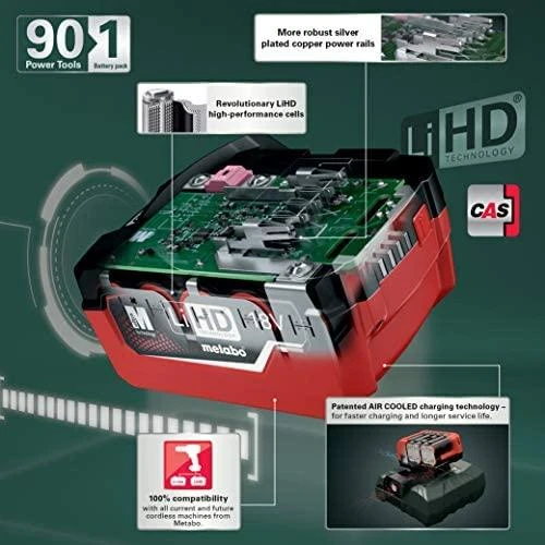 Metabo Akumuliatorius 8,0 Ah LiHD, 18 V 625369000