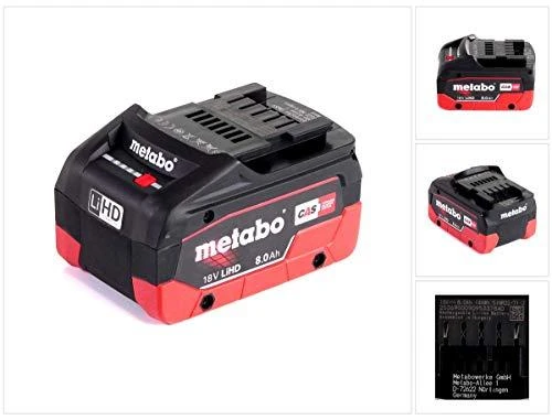 Metabo Akumuliatorius 8,0 Ah LiHD, 18 V 625369000