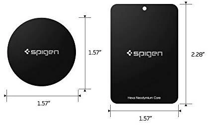 Spigen PLATES MP-4P METALPLATE magnetinis telefono laikiklis