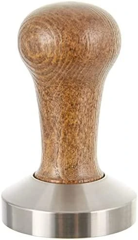 Kiti Nerūdijantis plienas tamper with wooden handle Motta, 58 mm
