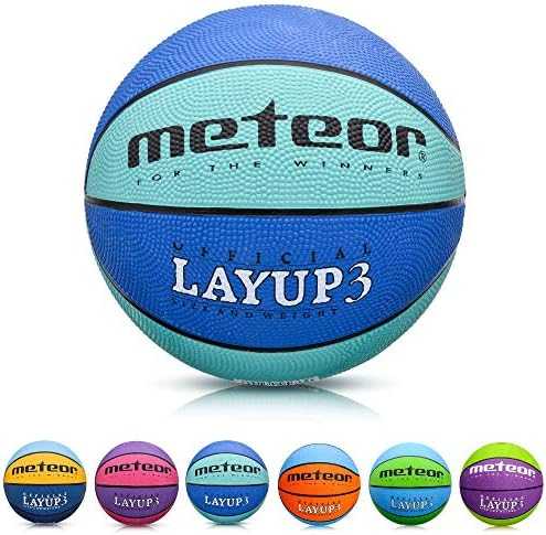 Krepšinio Kamuolys Meteor Layup 3 Mėlyna