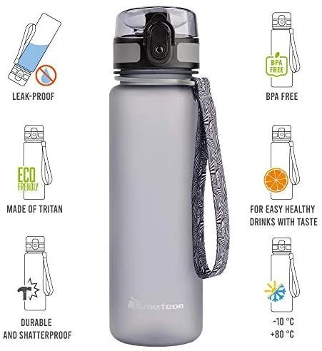 Sportinė gertuvė Meteor 1000 ml tamsiai žalia