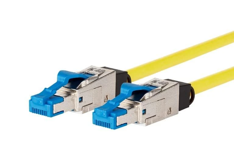 METZ CONNECT Patchkabel 40G AWG 26 1,0 m gelb