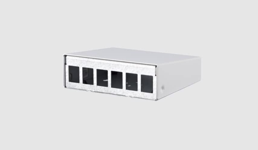 Metz METZ CONNECT AP Keystone korpusas 6 jungčių grynai baltas RAL9010