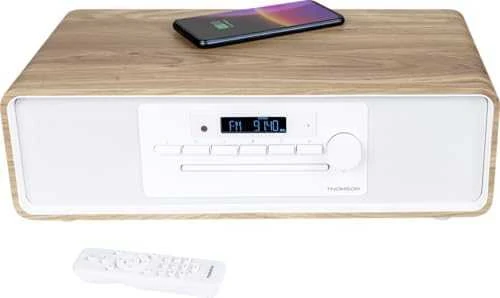 Muzikinis centras Thomson MIC301IDABBT - Mikrofonų sistema su CD/MP3/USB/FM/DAB+ ir „Bluetooth“ - balta