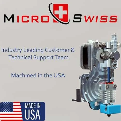 Microswiss Micro Swiss Direct Drive ekstruderis su Hotend, skirtas Creality CR-10/Ender 3 spausdintuvams