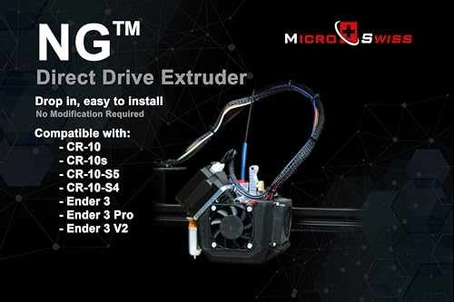 Microswiss Micro Swiss NG tiesioginės pavaros ekstruderis, skirtas Creality CR-10/Ender 3 spausdintuvams