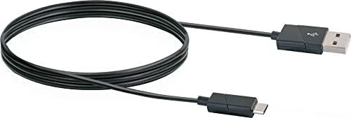 Kabelis USB Schwaiger USB-A - microUSB 1.2 m Juodas (LKW120M533)