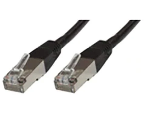 MicroConnect RJ-45/RJ-45 kat.6 F/UTP Juodas 0.25m (B-FTP60025S)