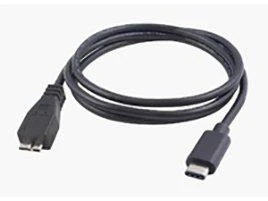 USB kabelis MicroConnect USB-C - mikroUSB 1 m juodasis (USB3.1CAMIB3.11)