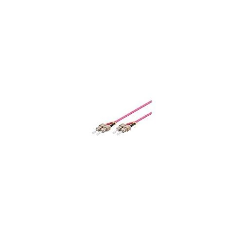 „MicroConnect“ šviesolaidinis patchcord SC / UPC-SC / UPC, 50/125 OM4, 1 m (FIB222001-4)