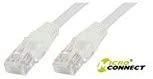 MicroConnect Kabelis CAT 6 U/UTP 2m PVC Baltas (B-UTP602W)