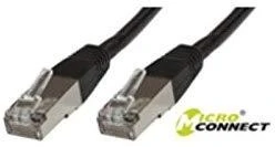 „MicroConnect Patchcord“, FTP, CAT6, 2 m, juodas (B-FTP602S)
