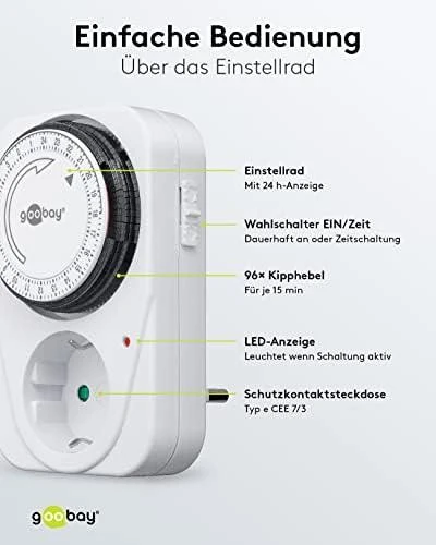 Goobay Uždarytas mechaninis laikmatis