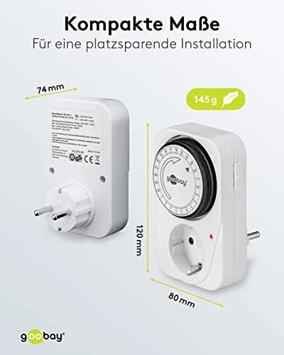 Goobay Uždarytas mechaninis laikmatis