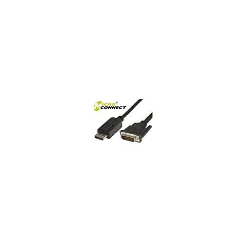 „MicroConnect DisplayPort 1.2“ – DVI-D kabelis M-M