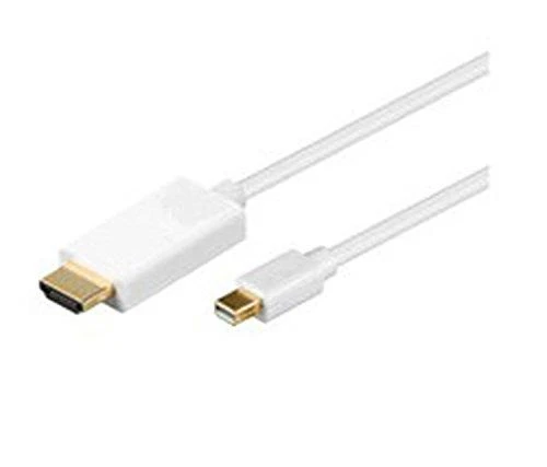 Mini DisplayPort į HDMI laidas, 5m, balta jungtis