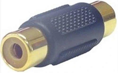 RCA į RCA adapteris su auksinėmis jungtimis