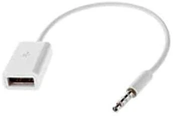 USB adapteris MicroConnect USB-A - Jack 3.5mm Baltas (AUDUSBFW)