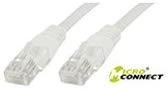 MicroConnect U/UTP CAT5e 0,5M Baltas PVC (B-UTP5005W)