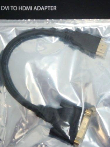 DVI į HDMI adapteris įpakavime