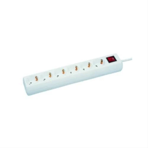 MicroConnect maitinimo juostelė 6 lizdai 1,8 m balta (GRU006W)