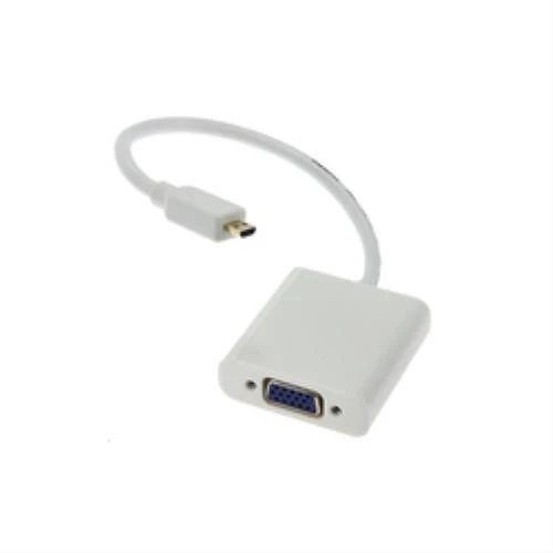 Micro HDMI į VGA adapteris, baltas