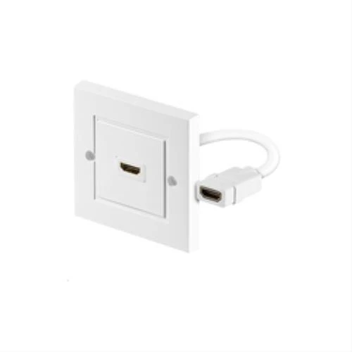 HDMI sieninis lizdas su integruotu laidu