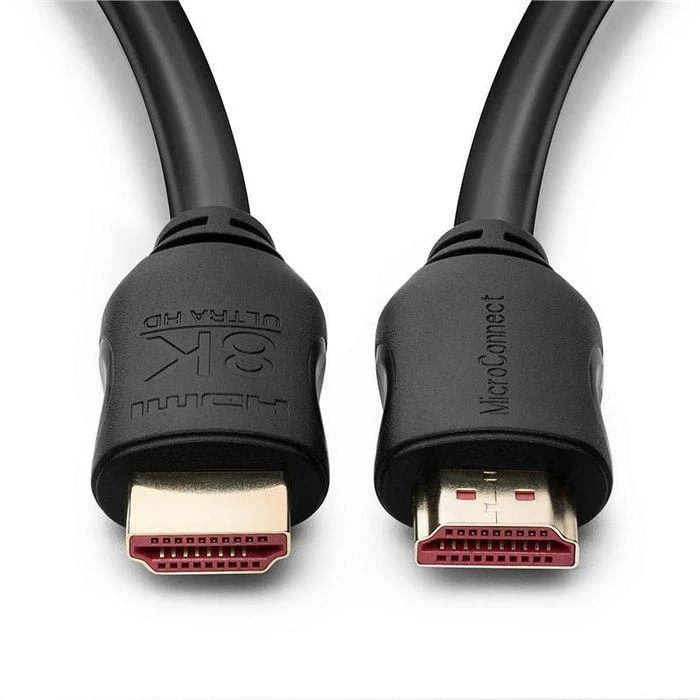 MicroConnect HDMI kabelio jungtys su 8K žyma