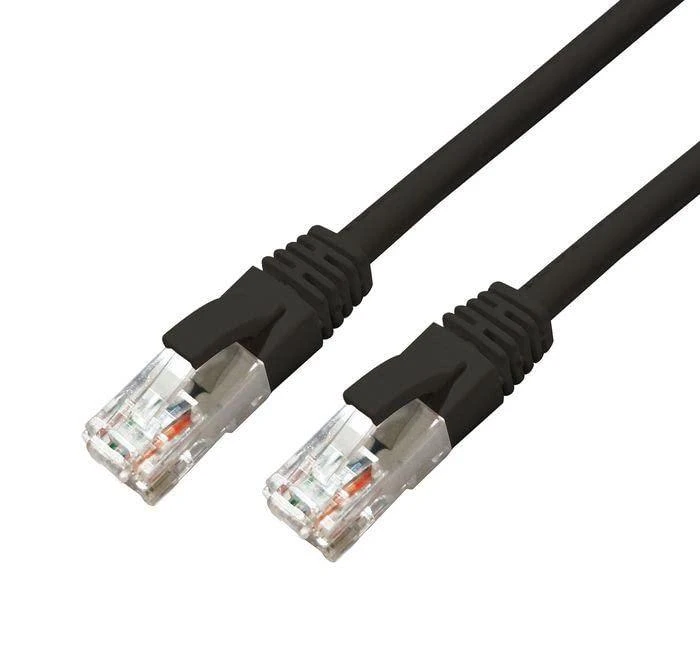 MicroConnect CAT6A UTP 5m Juodas LSZH