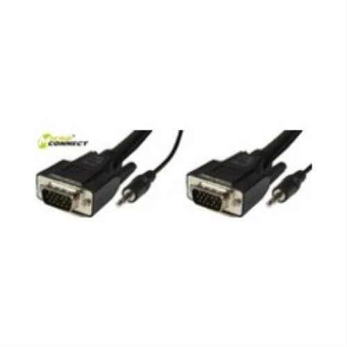 Kabelis MicroConnect D-Sub (VGA) - D-Sub (VGA) + Jack 3.5mm 3m juoda (MONGG3BMJ)