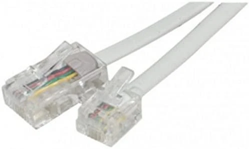 MicroConnect RJ-11 / RJ-45 (M / M) 3m Baltas (MPK453)