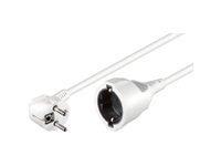 MicroConnect Schuko ilgintuvas, M-F, 5m, balta (PE140500W)