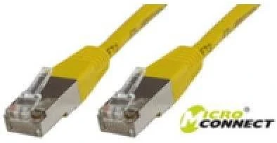 MicroConnect RJ-45/RJ-45 kat.6 0.5m Geltonas (SSTP6005Y)