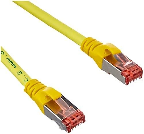 MicroConnect RJ-45/RJ-45 kat.6 S/FTP Geltonas 1m (SSTP601Y)