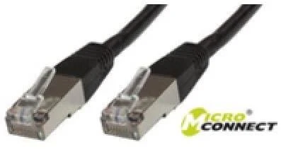 MicroConnect RJ-45/RJ-45 kat.6 3m Juodas (SSTP603S)