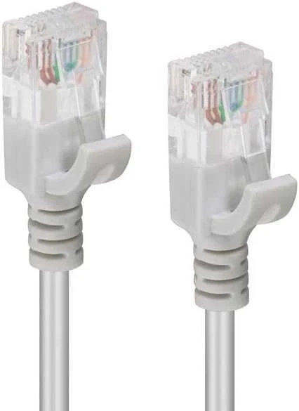 MicroConnect U / UTP CAT6A Slim 10M pilkas
